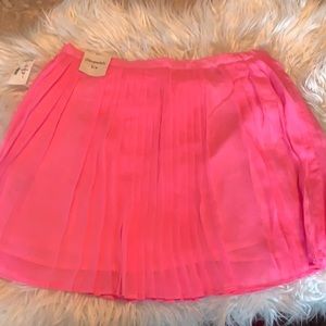 Aeropostale Pink Pleated Skirt - NWT - S